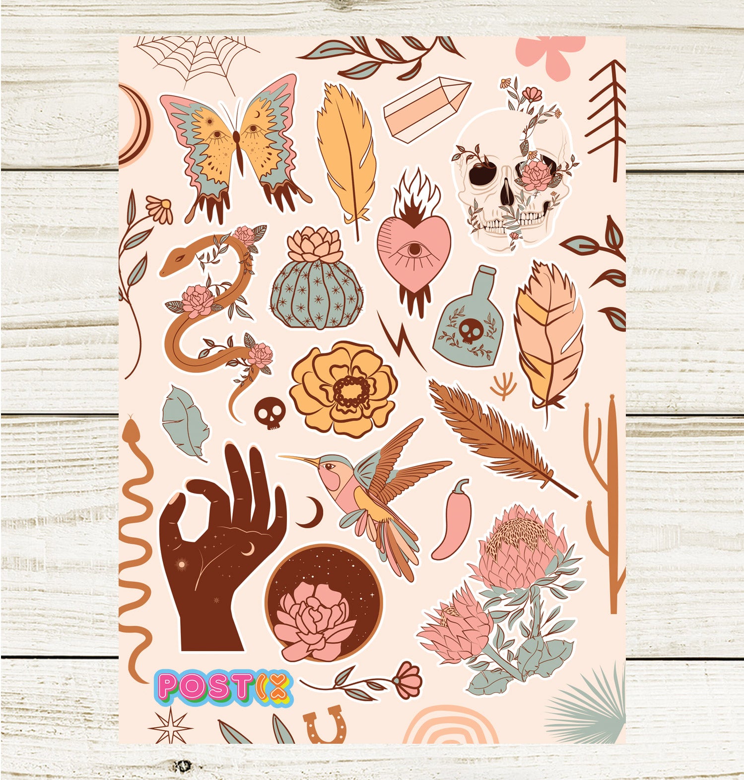 Boho Aesthetic Stickers