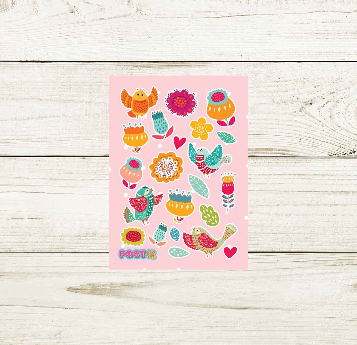 Boho Bird Stickers - New Style