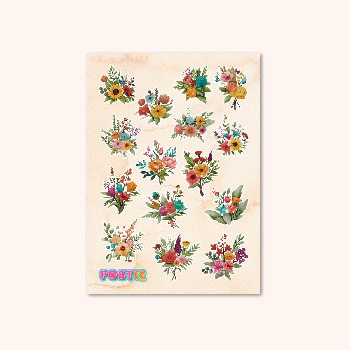 Buy Yourself Flowers Sticker Sheet