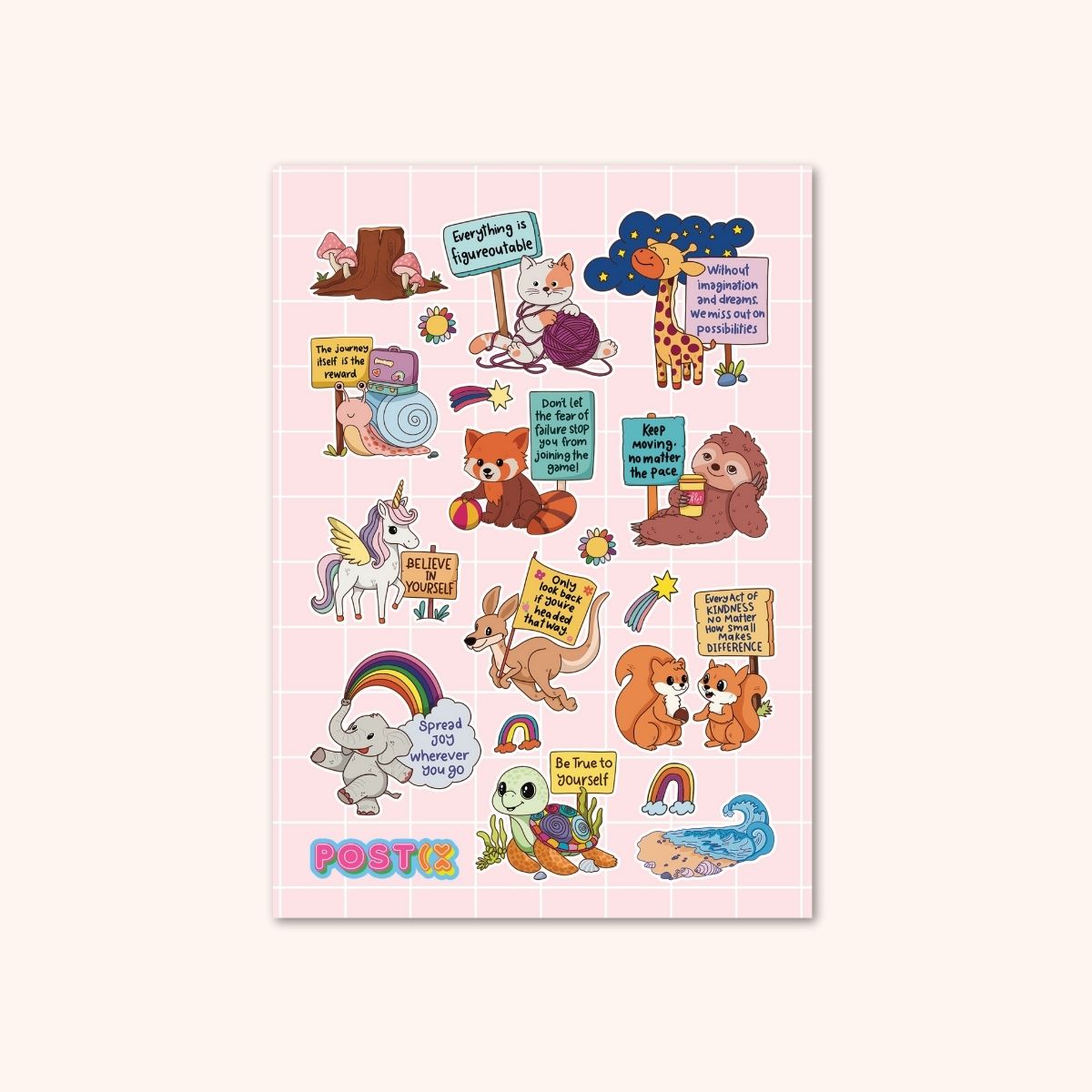 Kind Creatures Club Sticker Sheet