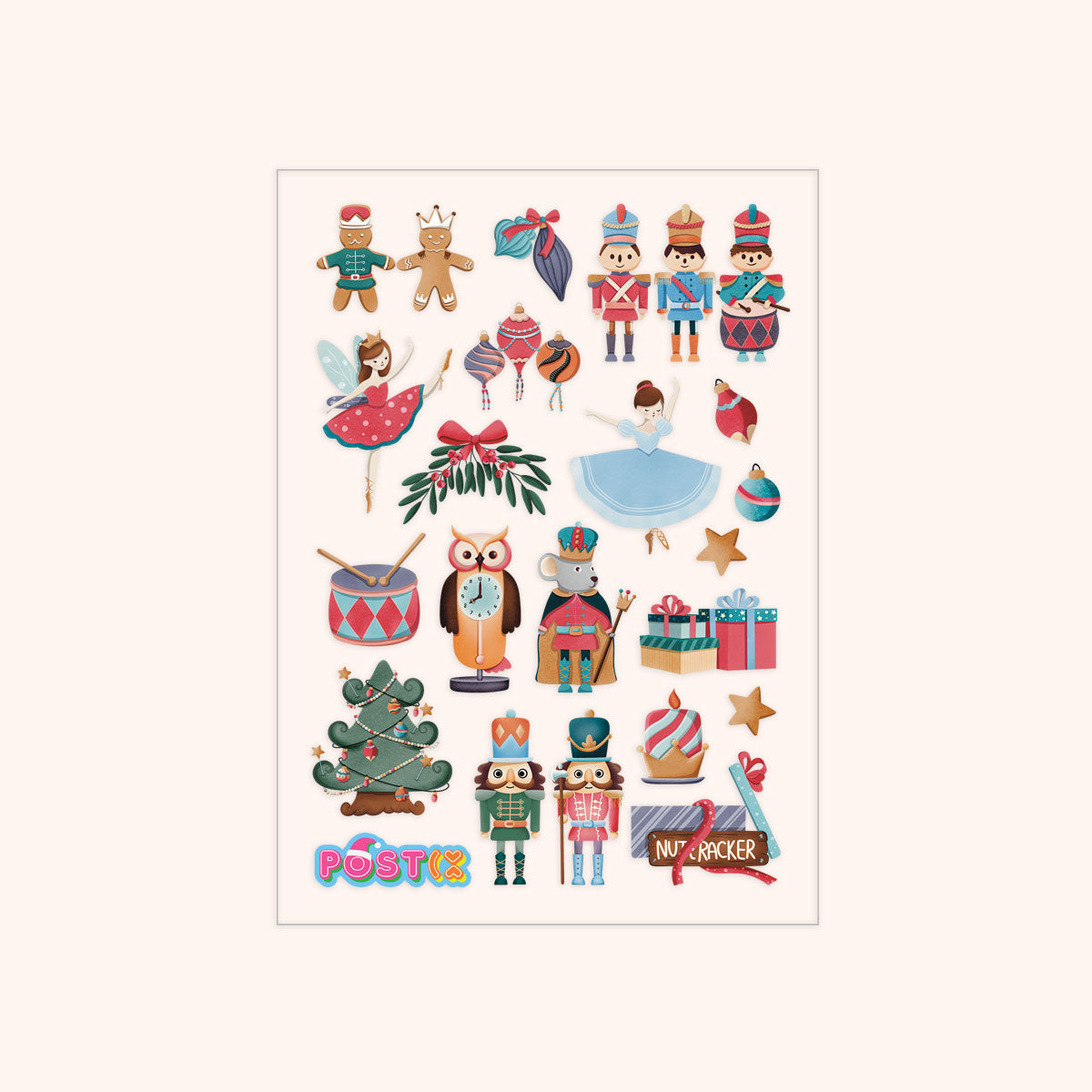 Nutcracker Sweet Transparent Sticker Sheet