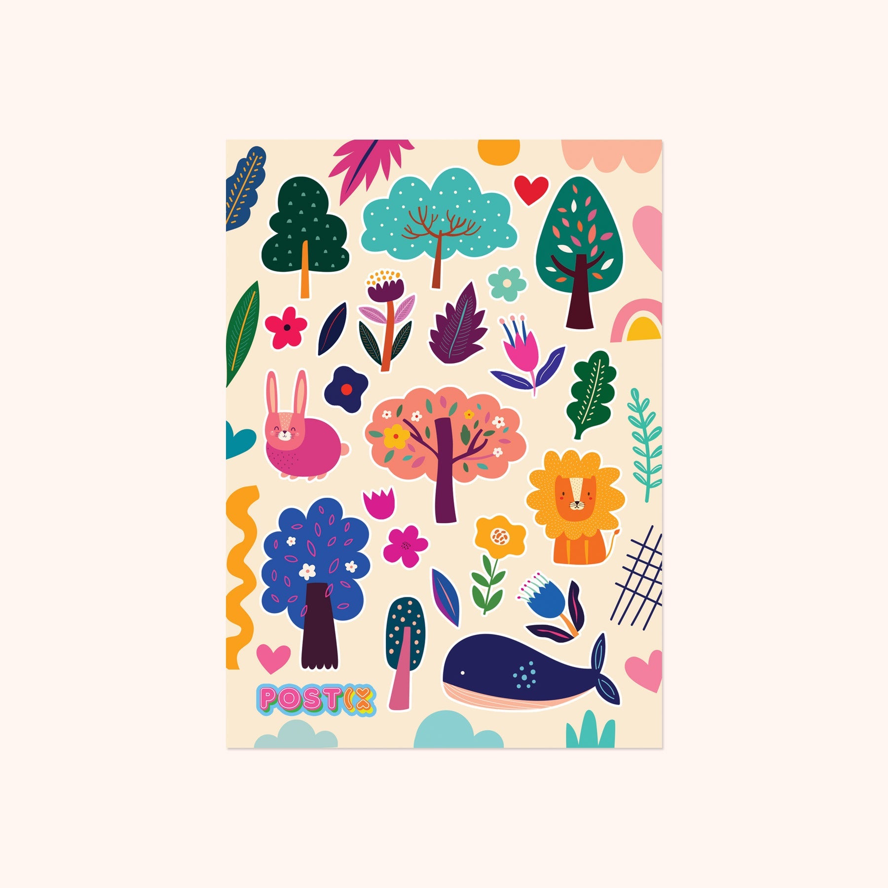 Color in Nature Sticker Sheet