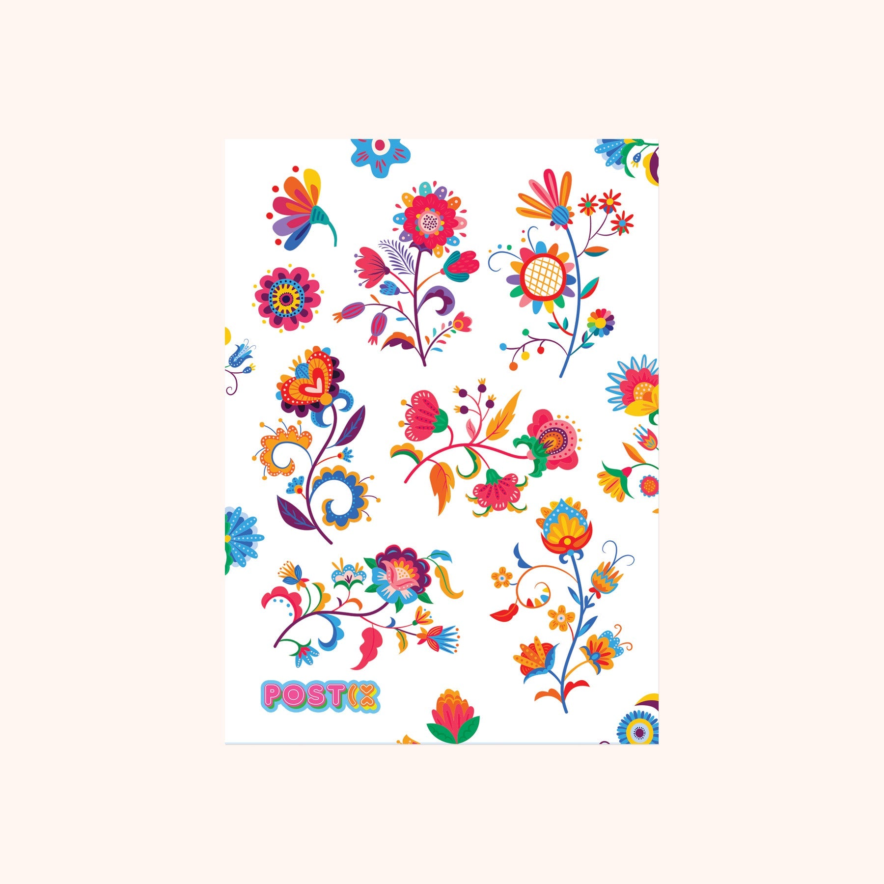 Fiesta Flowers Sticker Sheet