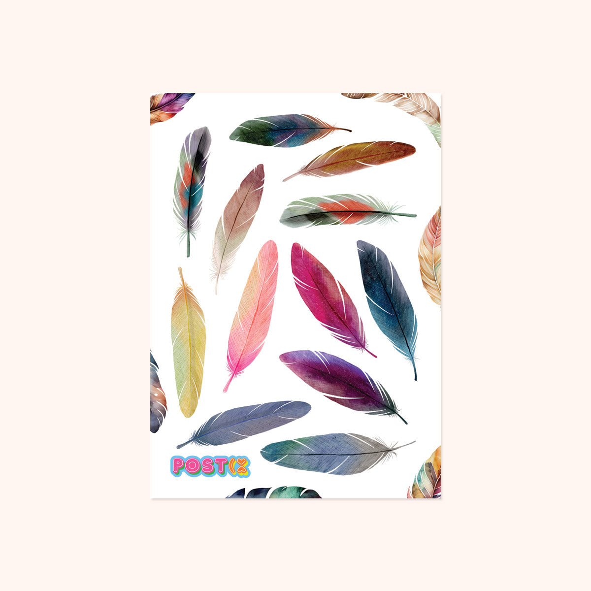 Fine Feathers Washi Sticker Sheet