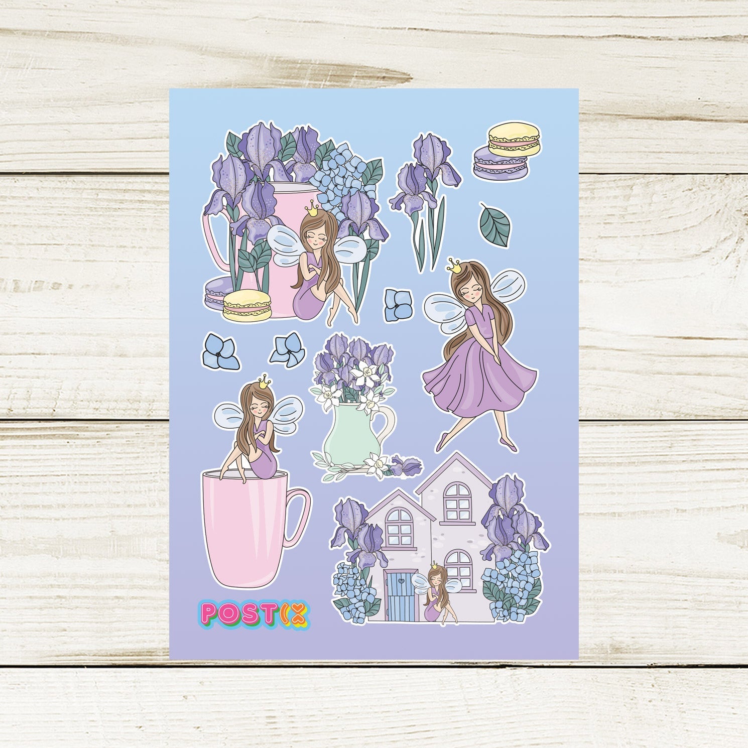 The Purple Fairy Sticker Sheet