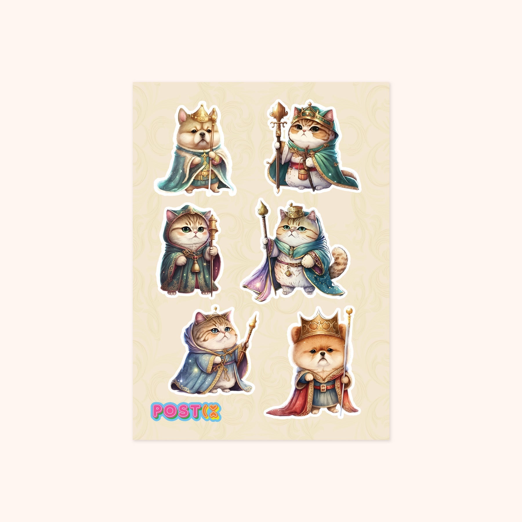 Regal Animals Washi Sticker Sheet