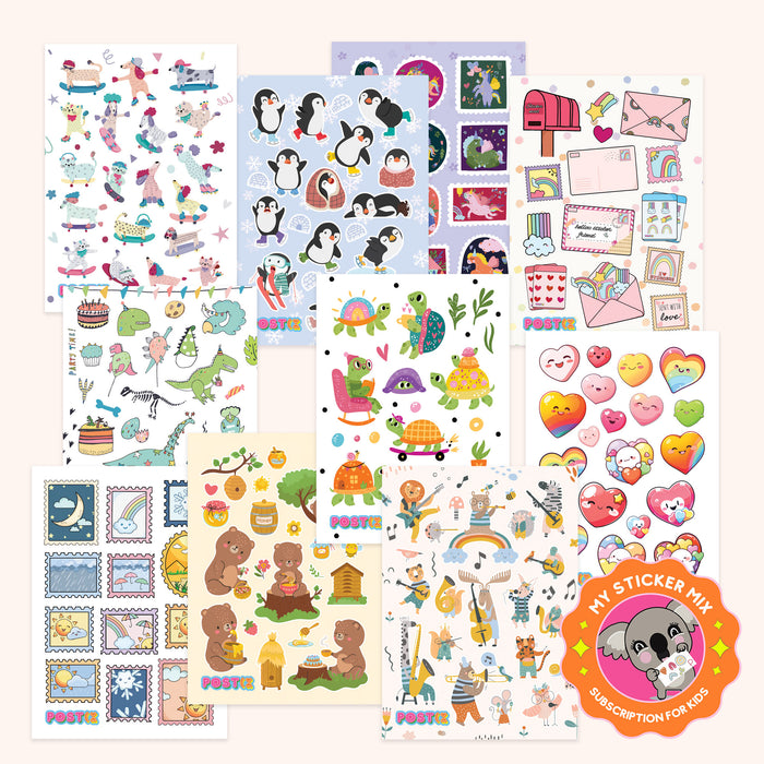My Sticker Mix for Kids Monthly Subscription