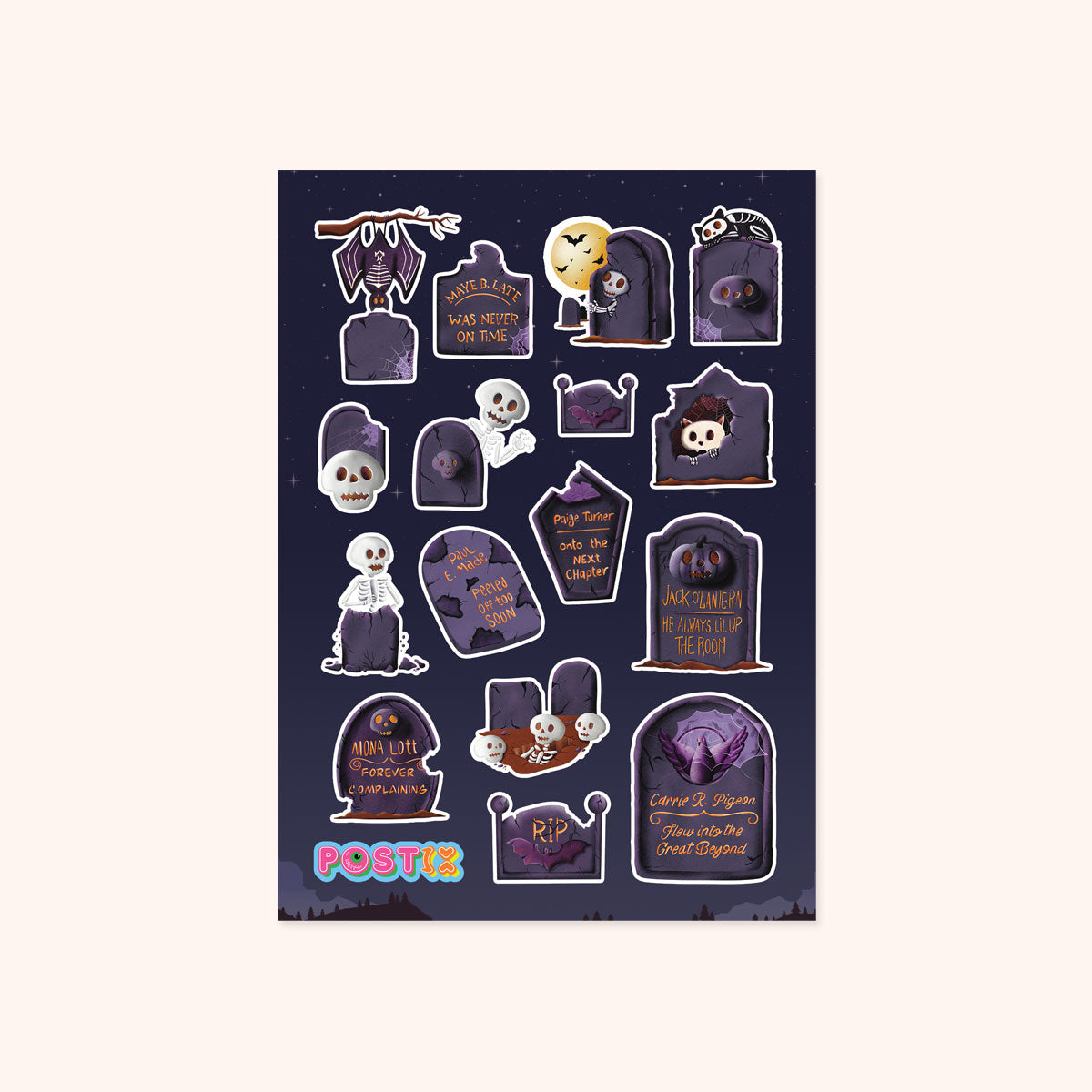 Pun-derground A6 Matte Transparent Sticker Sheet