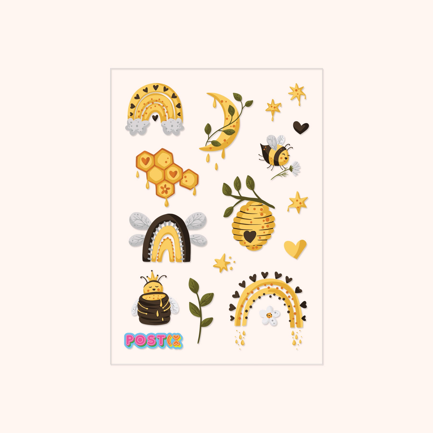 Transparent stickers – Postix Sticker Club